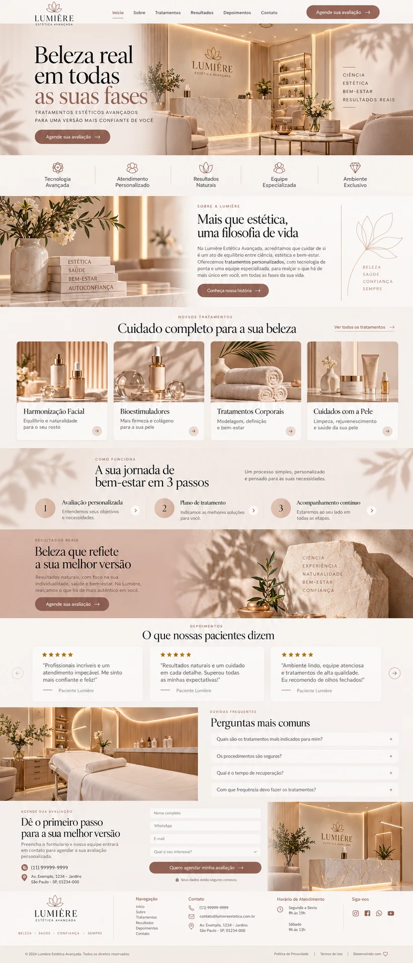 Site demonstrado pela BIIX
